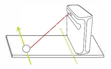 SkyTrak Plus Launch Monitor Positioning Diagram