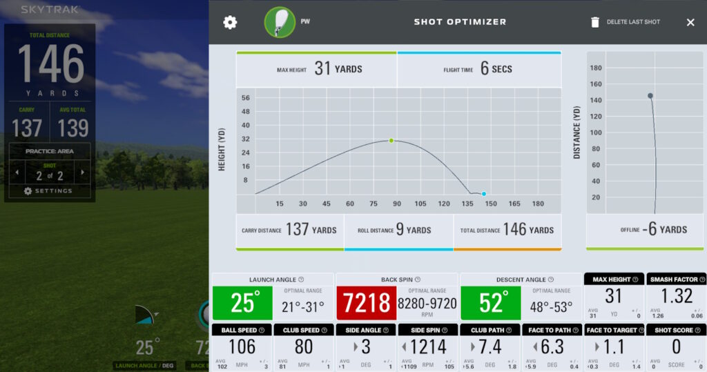 ST+ Shot Optimizer Sample View 1